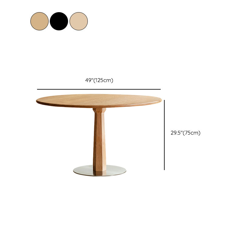 Modern Round Dining Table Wooden Dinner Table for Dining Room