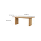 Oval Modern Dining Table Solid Wood Dinner Table for Dining Room Clearhalo 'Dining Tables & Seating' 'Dining Tables' 'dining_table' 'furn' 'furn_dining_table' 'Furniture' 'Kitchen & Dining Furniture' 7074003