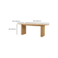 Oval Modern Dining Table Solid Wood Dinner Table for Dining Room Clearhalo 'Dining Tables & Seating' 'Dining Tables' 'dining_table' 'furn' 'furn_dining_table' 'Furniture' 'Kitchen & Dining Furniture' 7074006