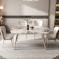 Extendable Dining Table Sintered Stone Dinner Table for Dining Room