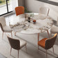 Extendable Dining Table Sintered Stone Dinner Table for Dining Room
