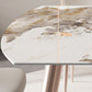 Extendable Dining Table Sintered Stone Dinner Table for Dining Room
