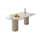 Kitchen Contemporary Dinner Table Double Pedestal Dining Table