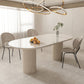 Kitchen Contemporary Dinner Table Double Pedestal Dining Table