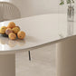 Kitchen Contemporary Dinner Table Double Pedestal Dining Table