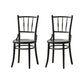 Modern Slat Back Side Chair Solid Wood Indoor Dining Chair for Living Room Black 2 Piece Set Clearhalo 'Dining Chairs' 'Dining Tables & Seating' 'dining_chair' 'furn' 'furn_dining_chair' 'Furniture' 'Kitchen & Dining Furniture' 7074143