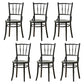 Modern Slat Back Side Chair Solid Wood Indoor Dining Chair for Living Room Black 6 Piece Set Clearhalo 'Dining Chairs' 'Dining Tables & Seating' 'dining_chair' 'furn' 'furn_dining_chair' 'Furniture' 'Kitchen & Dining Furniture' 7074148