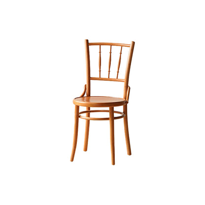 Modern Slat Back Side Chair Solid Wood Indoor Dining Chair for Living Room Brown 1 Piece Clearhalo 'Dining Chairs' 'Dining Tables & Seating' 'dining_chair' 'furn' 'furn_dining_chair' 'Furniture' 'Kitchen & Dining Furniture' 7074151