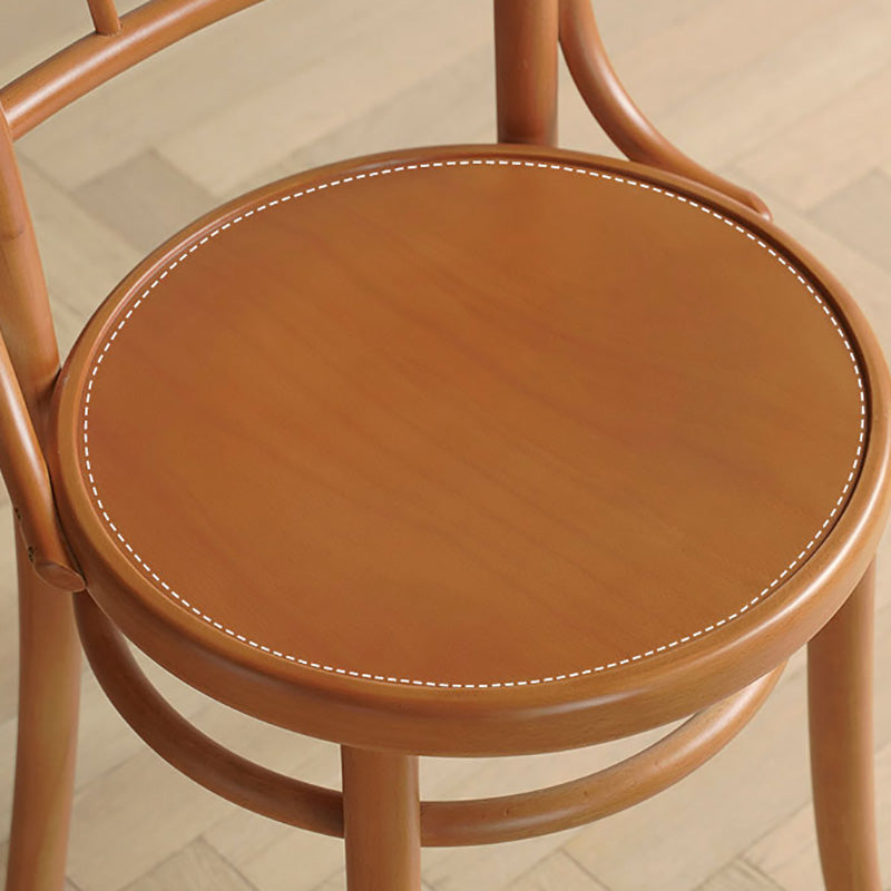 Modern Slat Back Side Chair Solid Wood Indoor Dining Chair for Living Room Clearhalo 'Dining Chairs' 'Dining Tables & Seating' 'dining_chair' 'furn' 'furn_dining_chair' 'Furniture' 'Kitchen & Dining Furniture' 7074152