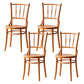 Modern Slat Back Side Chair Solid Wood Indoor Dining Chair for Living Room Brown 4 Piece Set Clearhalo 'Dining Chairs' 'Dining Tables & Seating' 'dining_chair' 'furn' 'furn_dining_chair' 'Furniture' 'Kitchen & Dining Furniture' 7074156