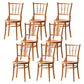Modern Slat Back Side Chair Solid Wood Indoor Dining Chair for Living Room Brown 8 Piece Set Clearhalo 'Dining Chairs' 'Dining Tables & Seating' 'dining_chair' 'furn' 'furn_dining_chair' 'Furniture' 'Kitchen & Dining Furniture' 7074159