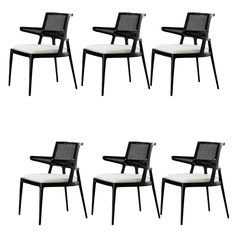 Chaises de salle à manger de cuisine en bois massif chaises latérales contemporaines