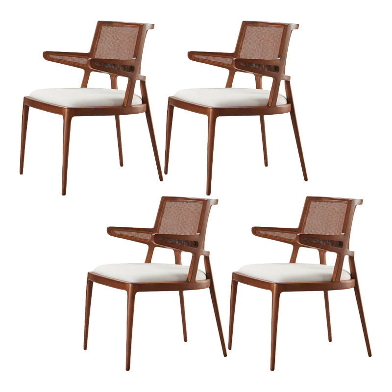 Chaises de salle à manger de cuisine en bois massif chaises latérales contemporaines