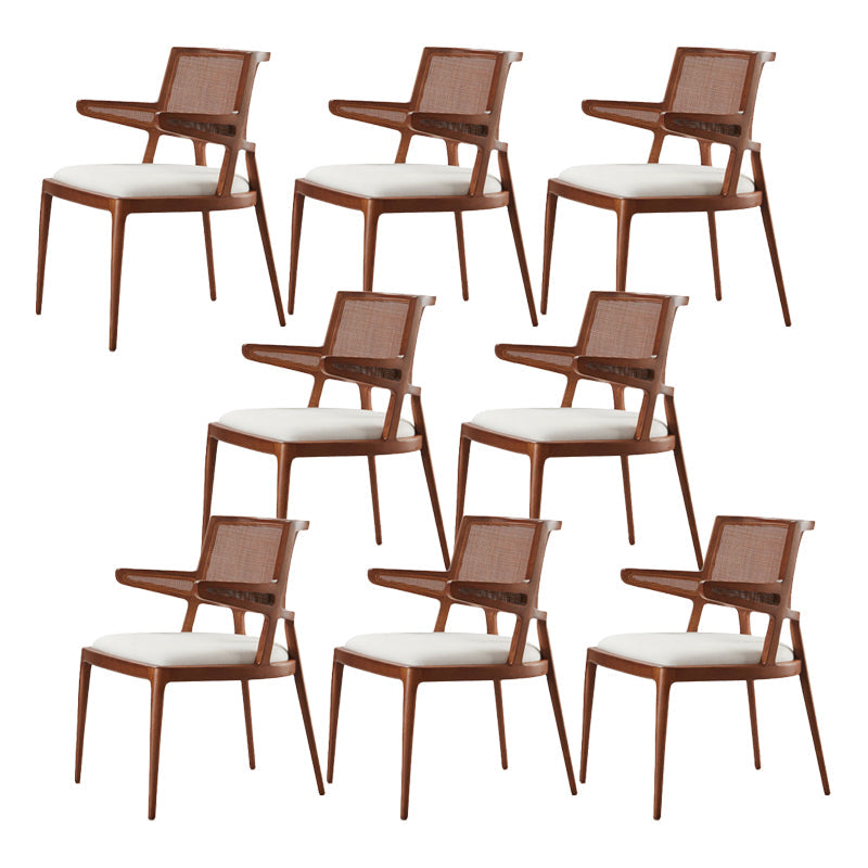 Chaises de salle à manger de cuisine en bois massif chaises latérales contemporaines