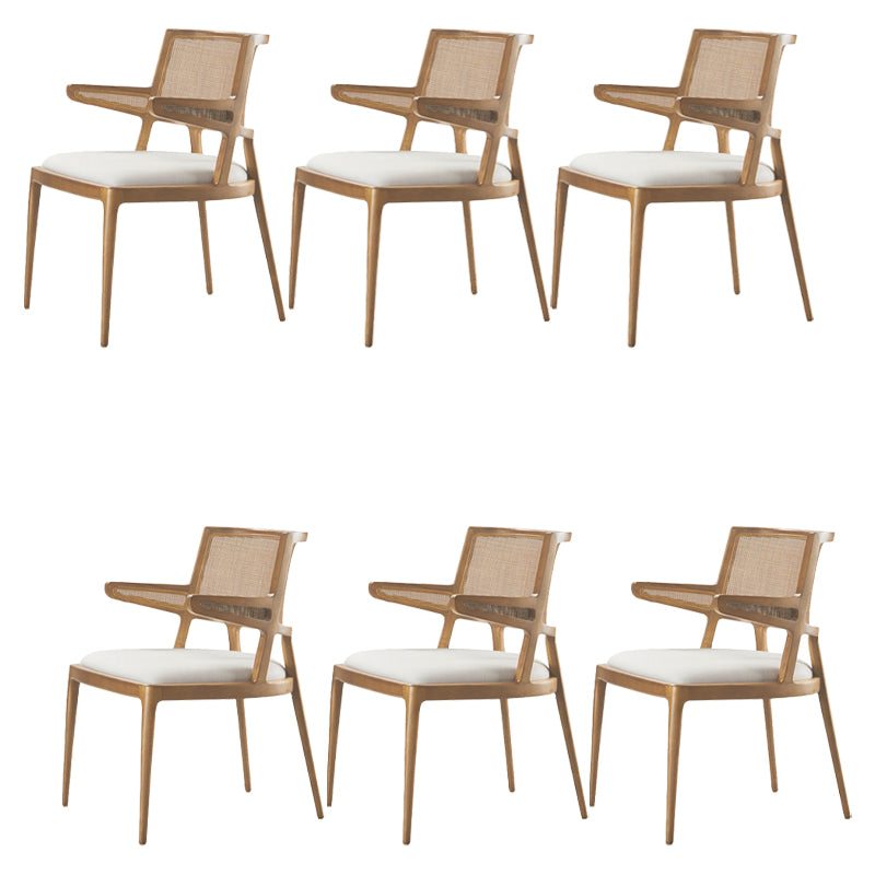Chaises de salle à manger de cuisine en bois massif chaises latérales contemporaines