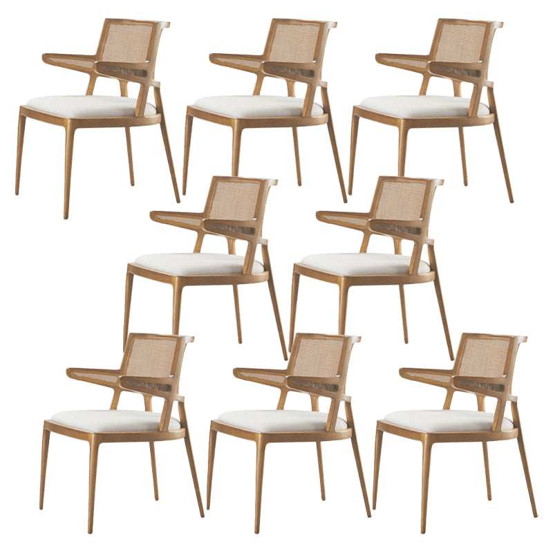 Chaises de salle à manger de cuisine en bois massif chaises latérales contemporaines