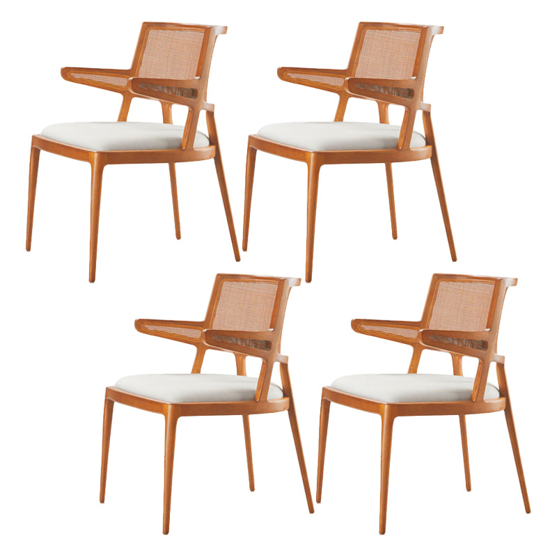 Chaises de salle à manger de cuisine en bois massif chaises latérales contemporaines