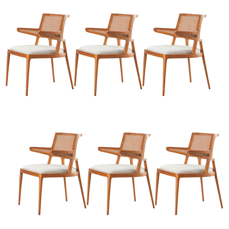 Chaises de salle à manger de cuisine en bois massif chaises latérales contemporaines