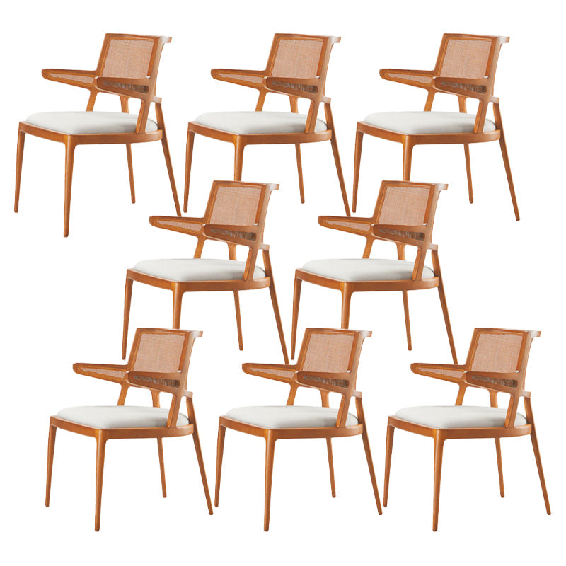 Chaises de salle à manger de cuisine en bois massif chaises latérales contemporaines