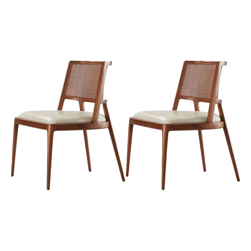 Chaises de salle à manger de cuisine en bois massif chaises latérales contemporaines