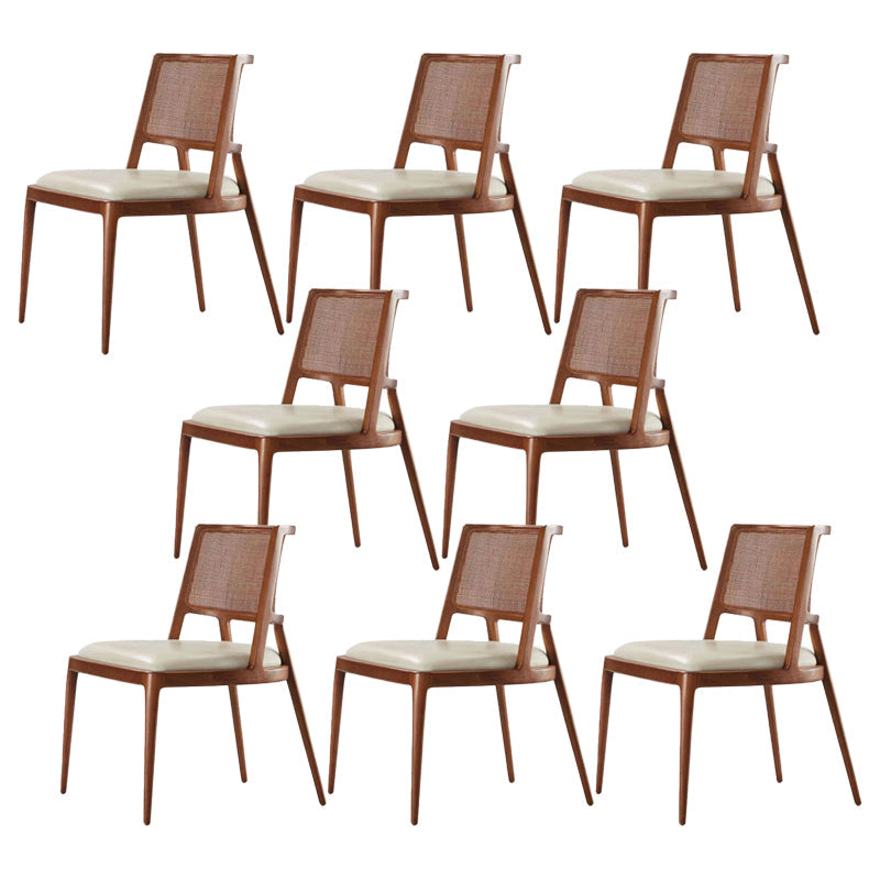 Chaises de salle à manger de cuisine en bois massif chaises latérales contemporaines