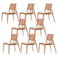 Chaises de salle à manger de cuisine en bois massif chaises latérales contemporaines
