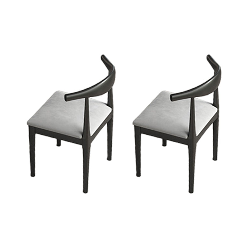 Upholstered Kitchen Dining Chairs Contemporary Metal Arm Chairs
