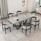 Upholstered Kitchen Dining Chairs Contemporary Metal Arm Chairs