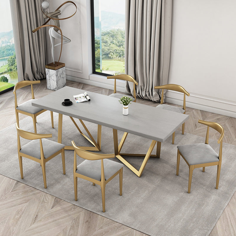 Upholstered Kitchen Dining Chairs Contemporary Metal Arm Chairs