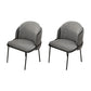 Upholstered Kitchen Dining Chairs Contemporary Metal Arm Chairs