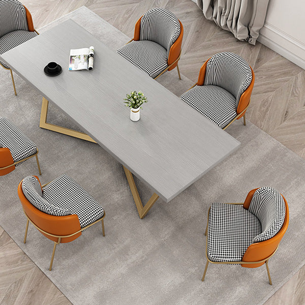 Upholstered Kitchen Dining Chairs Contemporary Metal Arm Chairs