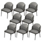 Upholstered Kitchen Dining Chairs Contemporary Metal Arm Chairs