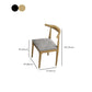 Upholstered Kitchen Dining Chairs Contemporary Metal Arm Chairs