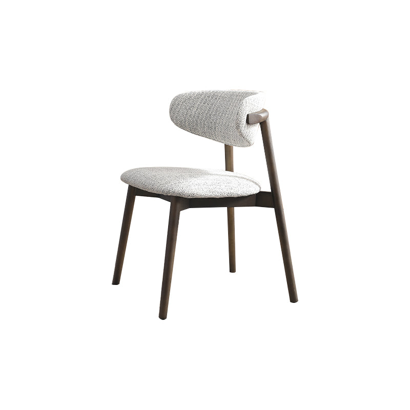 Chaise latéral simple moderne chaise de salle à manger latérale de base en bois massif pour salon