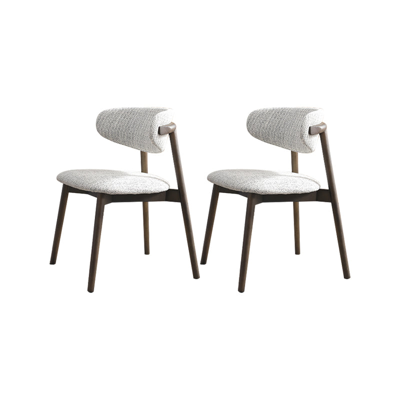 Chaise latéral simple moderne chaise de salle à manger latérale de base en bois massif pour salon