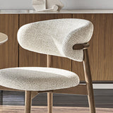 Chaise latéral simple moderne chaise de salle à manger latérale de base en bois massif pour salon