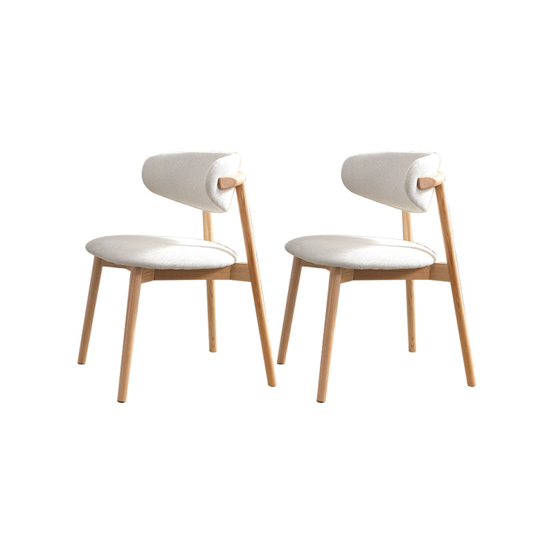 Chaise latéral simple moderne chaise de salle à manger latérale de base en bois massif pour salon