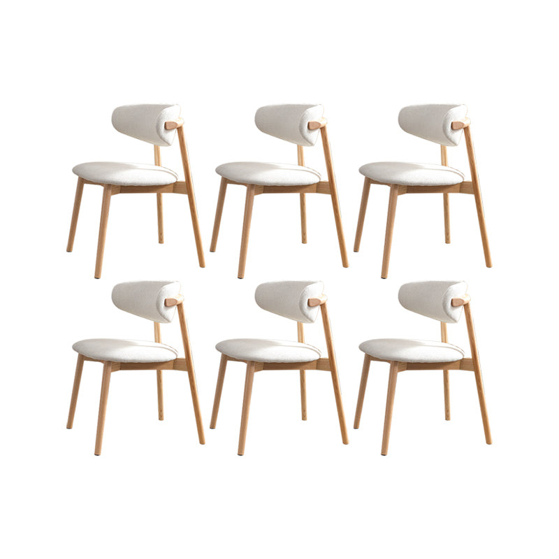 Chaise latéral simple moderne chaise de salle à manger latérale de base en bois massif pour salon