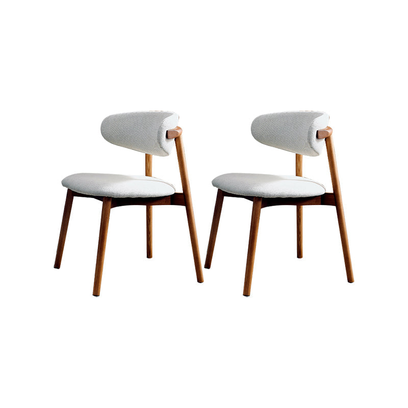 Chaise latéral simple moderne chaise de salle à manger latérale de base en bois massif pour salon