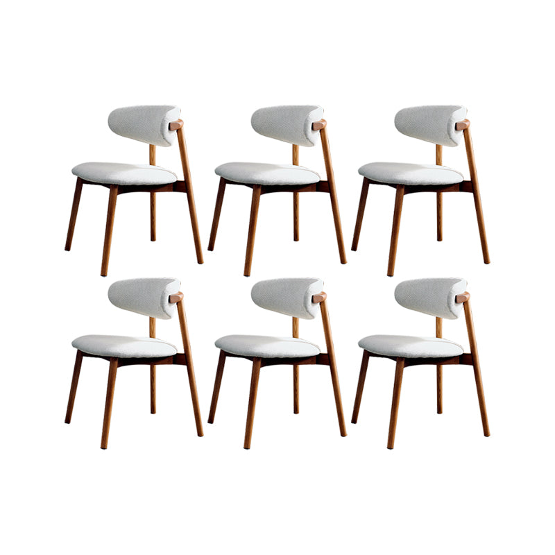 Chaise latéral simple moderne chaise de salle à manger latérale de base en bois massif pour salon