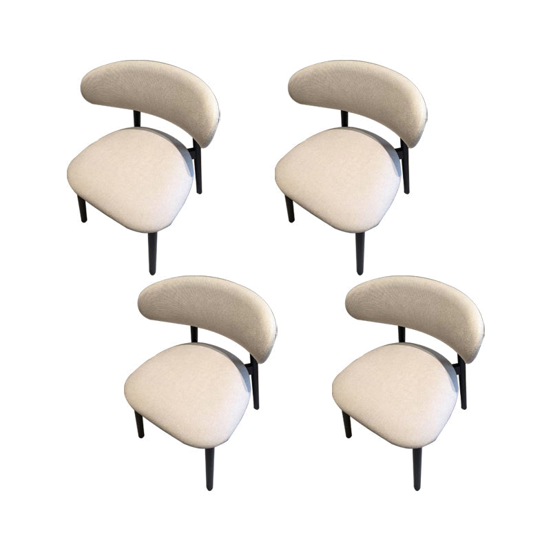 Chaise latéral simple moderne chaise de salle à manger latérale de base en bois massif pour salon