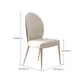 Nordic Style Side Chair Faux Leather Kitchen Dining Chair with Metal Base