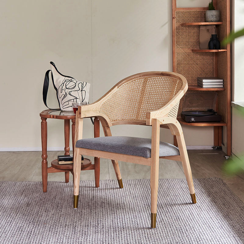 Modern Simple Arm stoel houten frame eetstoel stoel voor thuisgebruik