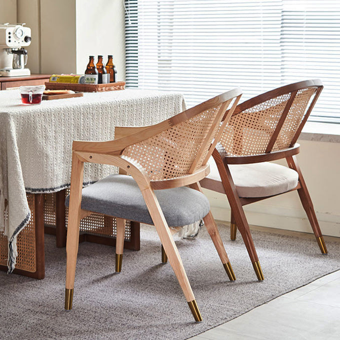 Modern Simple Arm stoel houten frame eetstoel stoel voor thuisgebruik