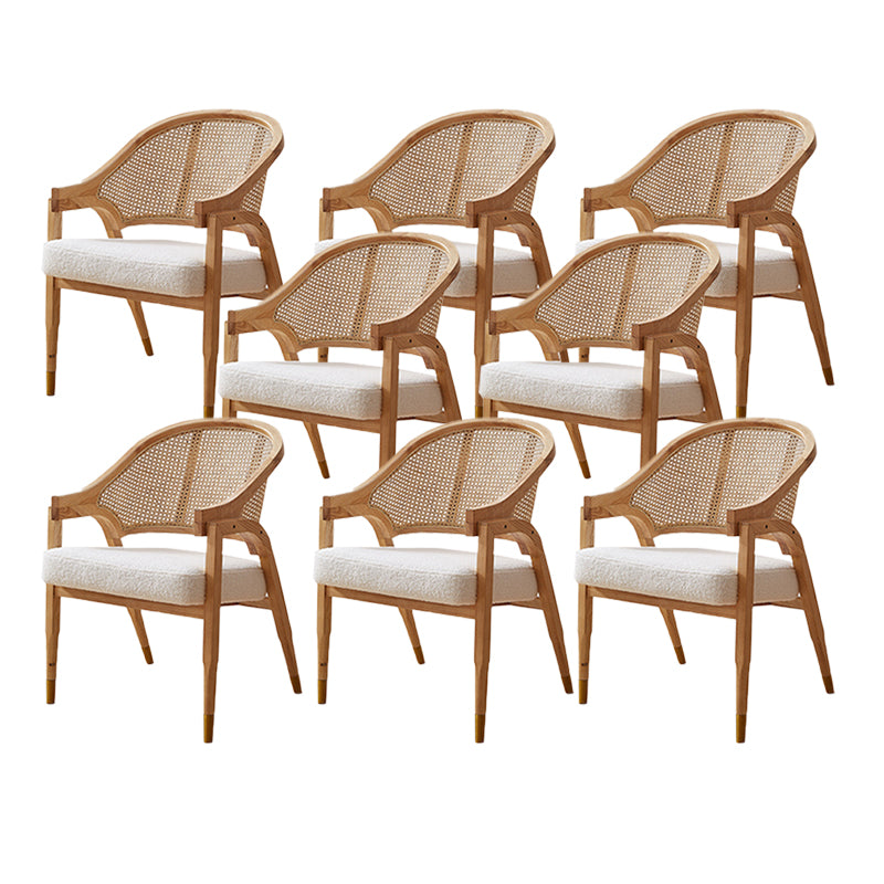 Modern Simple Arm stoel houten frame eetstoel stoel voor thuisgebruik