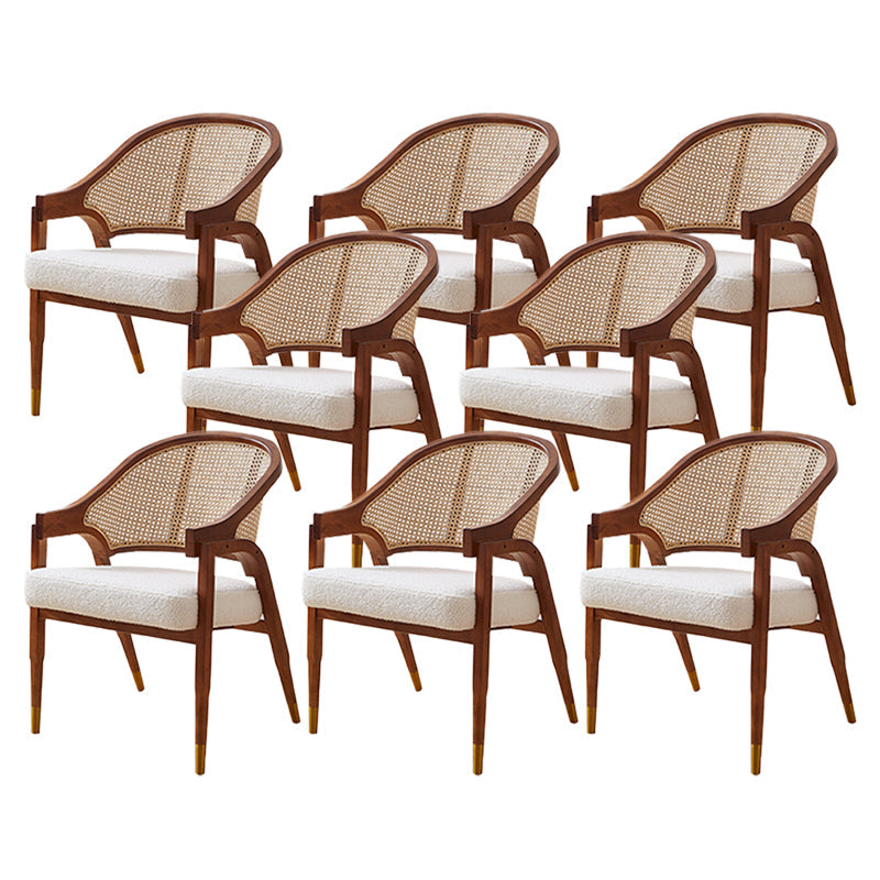 Modern Simple Arm stoel houten frame eetstoel stoel voor thuisgebruik