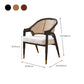 Modern Simple Arm stoel houten frame eetstoel stoel voor thuisgebruik