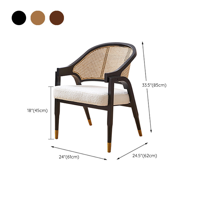 Modern Simple Arm stoel houten frame eetstoel stoel voor thuisgebruik