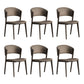 Modern Simple Side Chair Metal Frame Side Dining Chair for Living Room Grey 6 Piece Set Clearhalo 'Dining Chairs' 'Dining Tables & Seating' 'dining_chair' 'furn' 'furn_dining_chair' 'Furniture' 'Kitchen & Dining Furniture' 7074511
