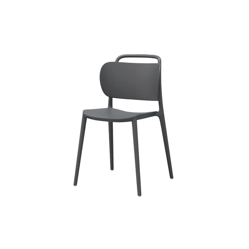 Modern Style Side Chair Plastic Indoor Dining Chair for Living Room